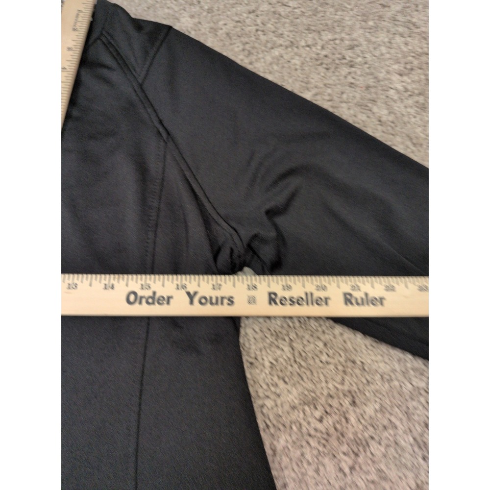 Spyder Active Mens Black Long Sleeve Performance Base Layer Top Large Thumbholes - Picture 6 of 8